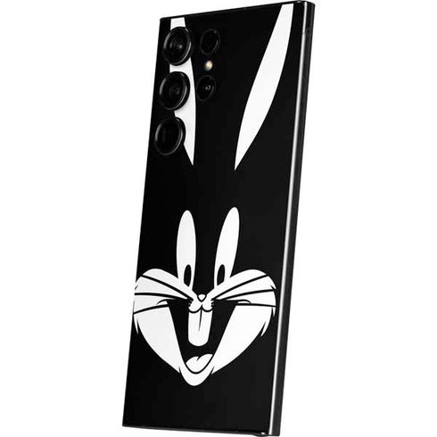 Looney Tunes Bugs Bunny Plain Black and White Galaxy S25 Ultra Skin